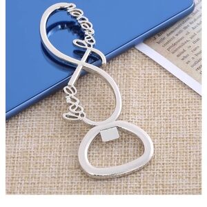 Amazon Silver Bottle Opener with Script Design